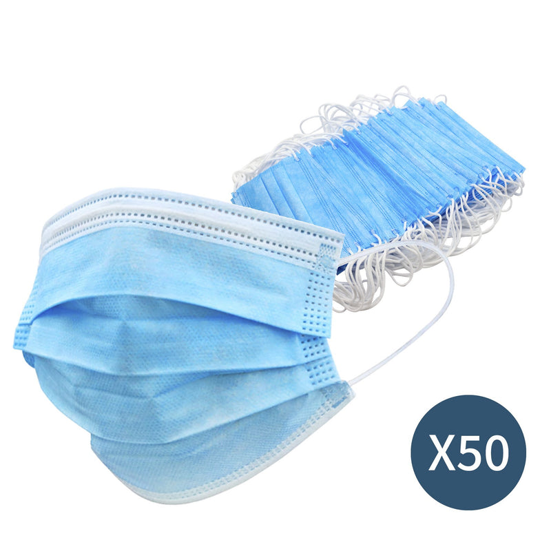 3 Ply Surgical Masks 50 Pack - Vital Pharmacy Supplies