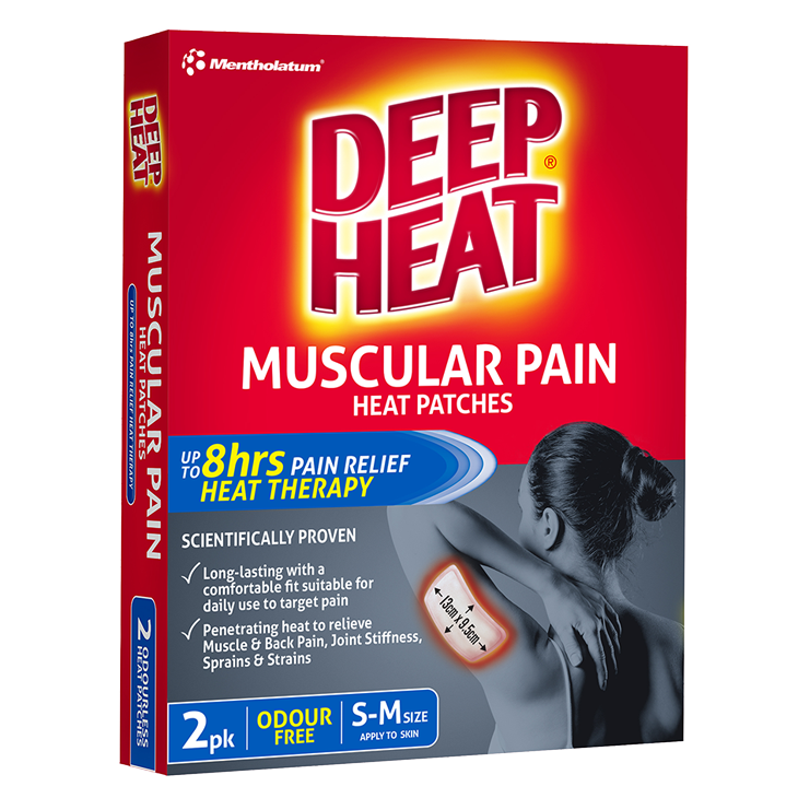 Deep Heat Muscular Pain Patches 2 Pack