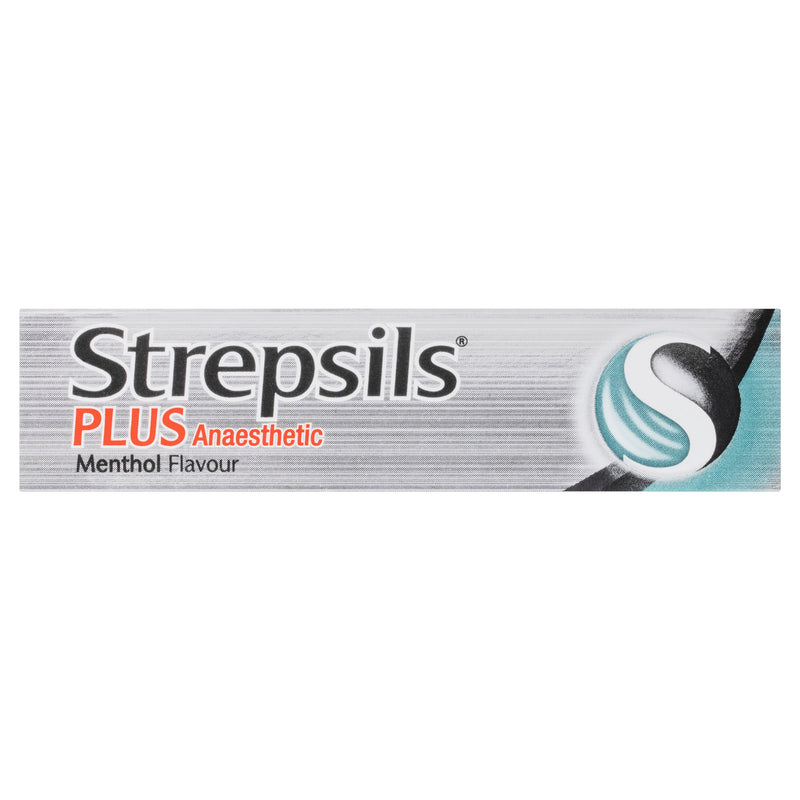 Strepsils Plus Anaesthetic Sore Throat Numbing Pain Relief Lozenges 16 Pack