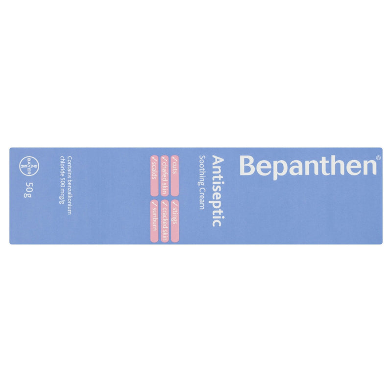 Bepanthen Antiseptic Soothing Cream 50g - Vital Pharmacy Supplies