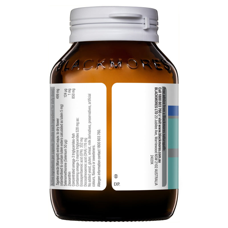 Blackmores Lutein Vision Advanced 60 Capsules - Vital Pharmacy Supplies