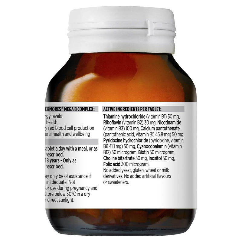 Blackmores Mega B Complex 75 Tablets - Vital Pharmacy Supplies