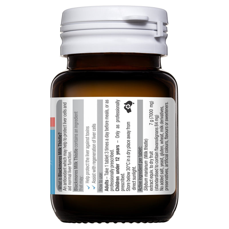 Blackmores Milk Thistle 42 Tablets - Vital Pharmacy Supplies