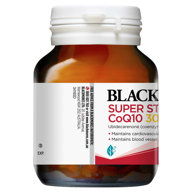 Blackmores Super Strenght CoQ10 300mg 30 Capsules - Vital Pharmacy Supplies