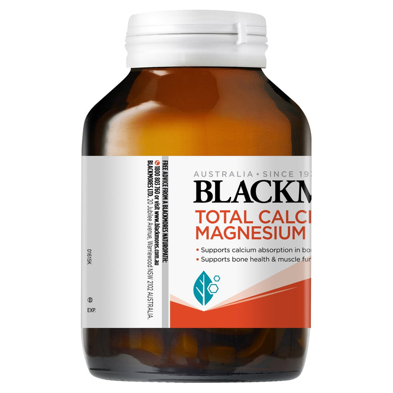 Blackmores Total Calcium Magnesium + D3 60 Tablets - Vital Pharmacy Supplies