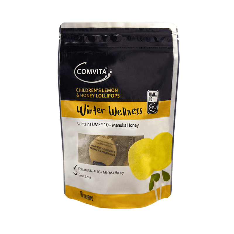 Comvita Children's Lemon and Honey Lollipops - Vital Pharmacy Supplies