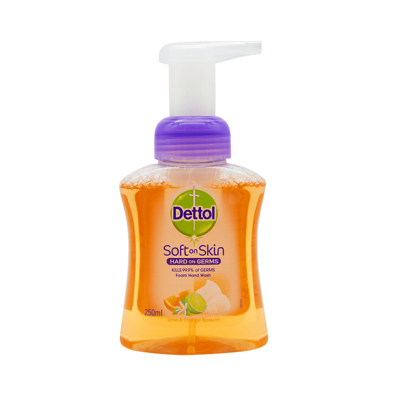 Dettol Foam Hand Wash Lime and Orange Blossom 250mL - Vital Pharmacy Supplies