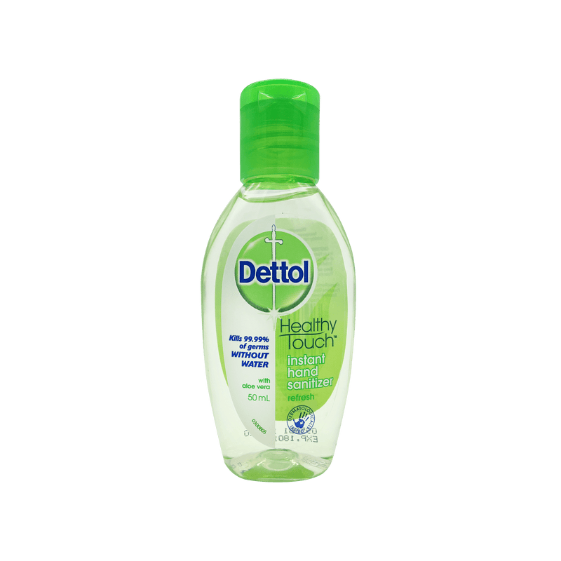 Dettol Instant Liquid Hand Sanitizer Refresh Anti-Bacterial 50mL - Vital Pharmacy Supplies