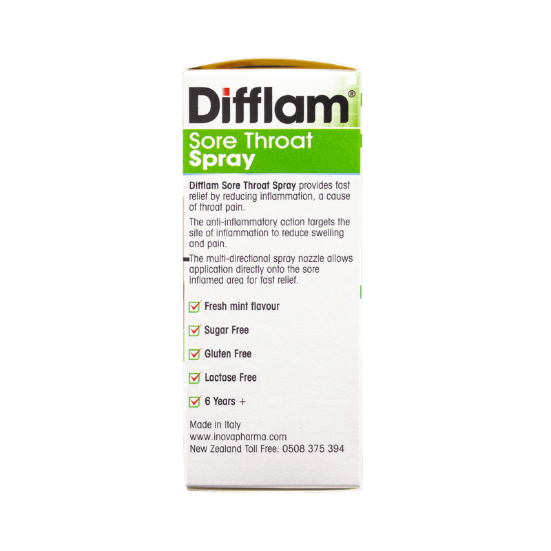 Difflam Sore Throat Mint Spray 30ML - Vital Pharmacy Supplies