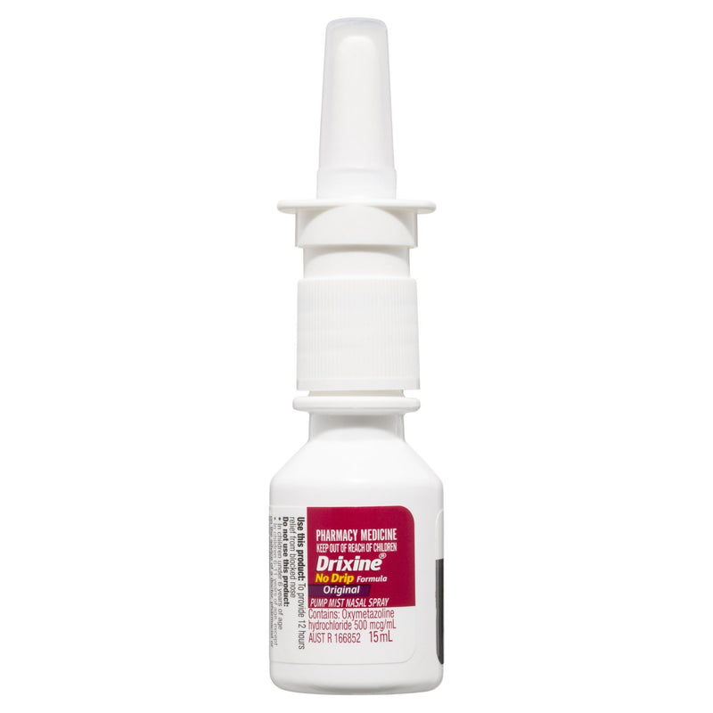 Drixine 12 Hour Relief No Drip Original Nasal Spray 15mL - Vital Pharmacy Supplies