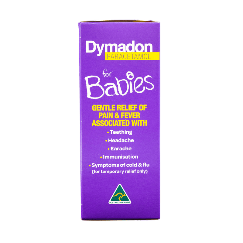 Dymadon for Babies 1 month – 2 Years Strawberry 60mL - Vital Pharmacy Supplies