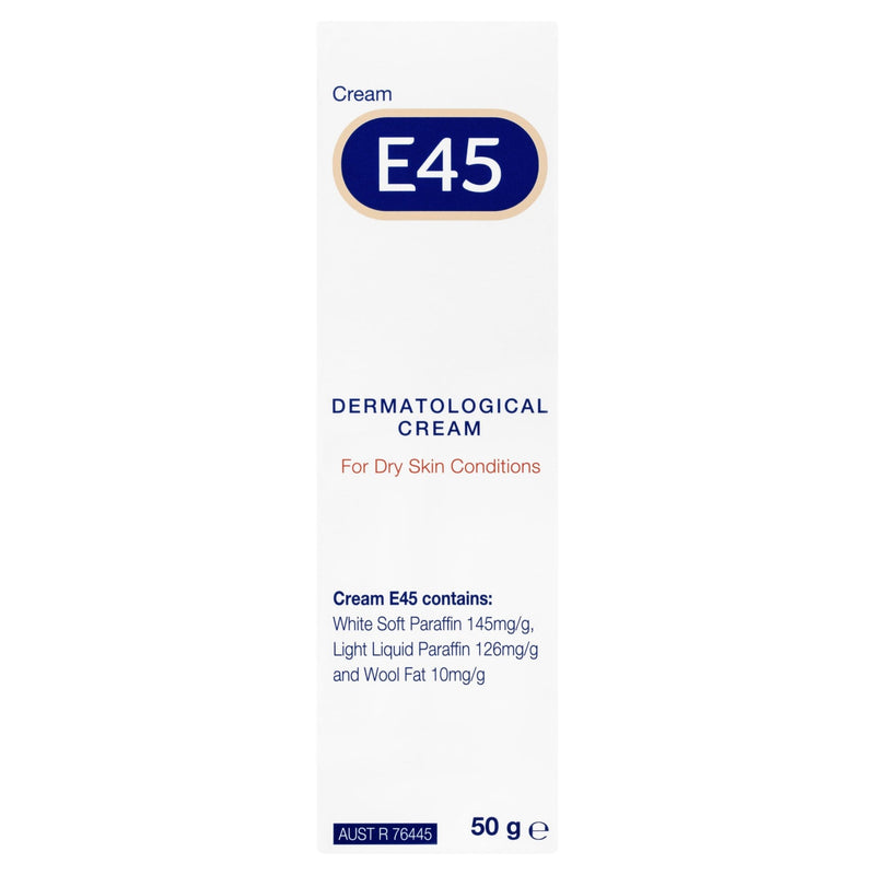 E45 Moisturising Cream for Dry Skin & Eczema 50g - Vital Pharmacy Supplies