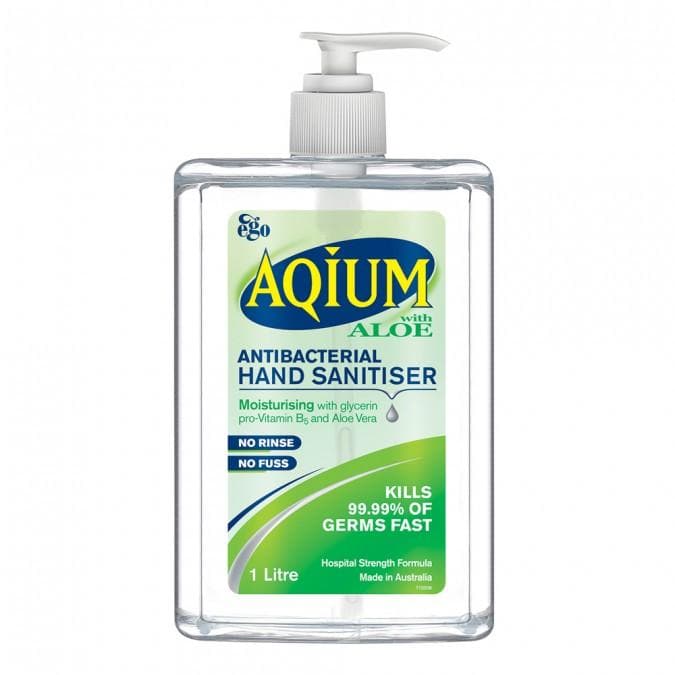 Ego Aqium Hand Sanitiser Aloe 1L - Vital Pharmacy Supplies