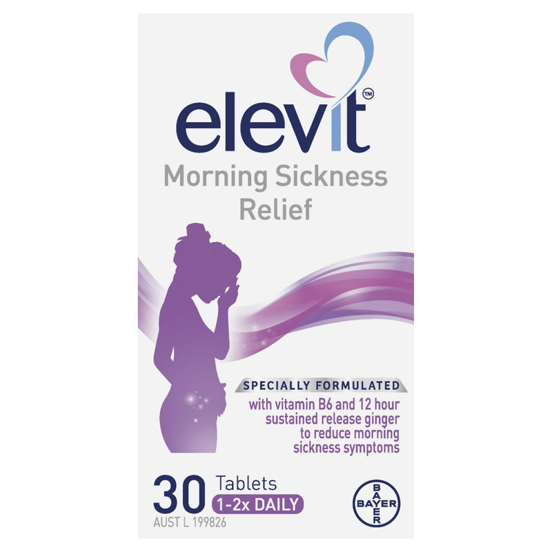 Elevit Morning Sickness Relief Tablets 30 Tablets - Vital Pharmacy Supplies
