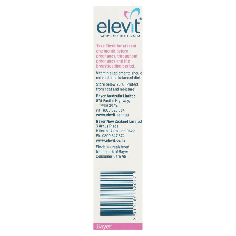Elevit Pregnancy Multivitamin Tablets 30 Tablets - Vital Pharmacy Supplies