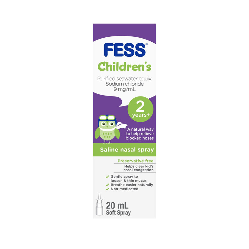 FESS Children's Nasal Spray 2 Years+ 20mL