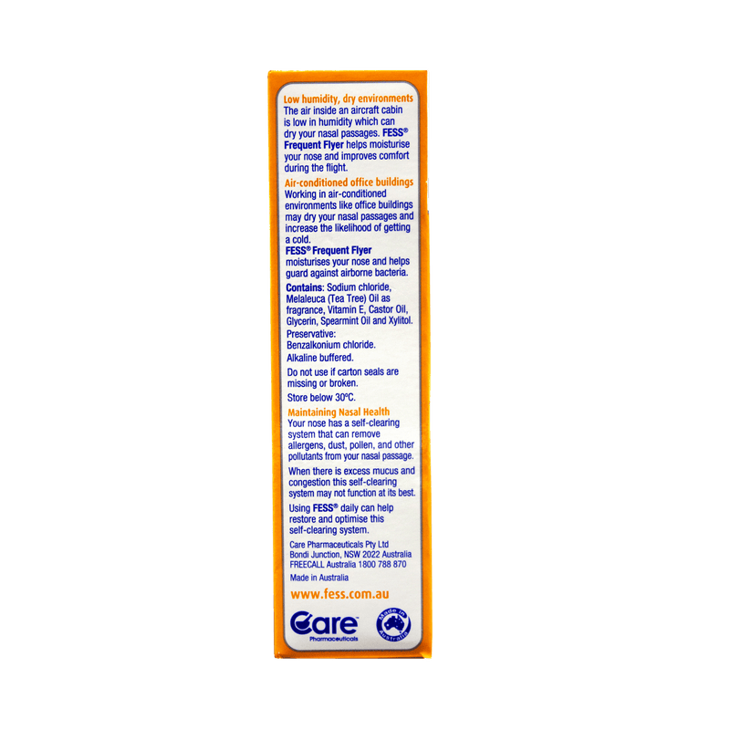FESS Frequent Flyer Nasal Spray 30mL - Vital Pharmacy Supplies