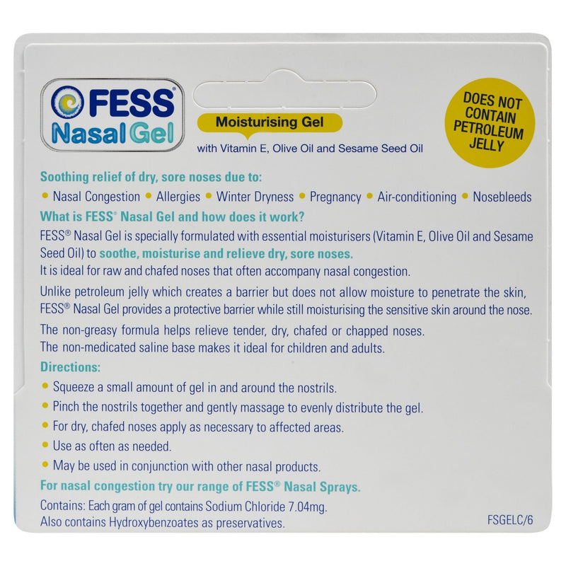 FESS Nasal Gel 15g - Vital Pharmacy Supplies