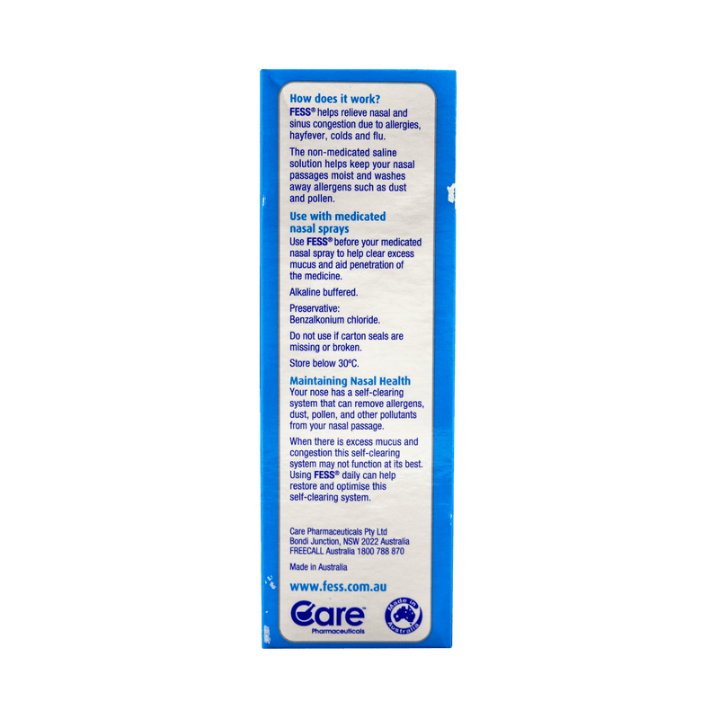 FESS Original Nasal Spray 75mL - Vital Pharmacy Supplies