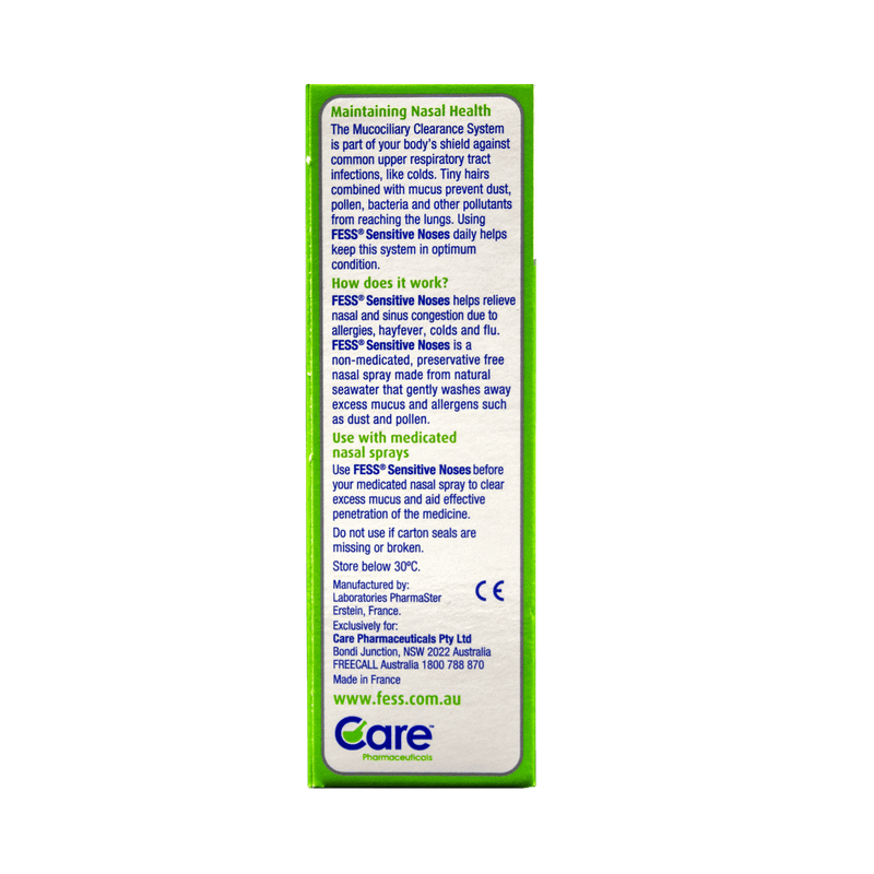 FESS Sensitive Noses Nasal Spray 30mL - Vital Pharmacy Supplies