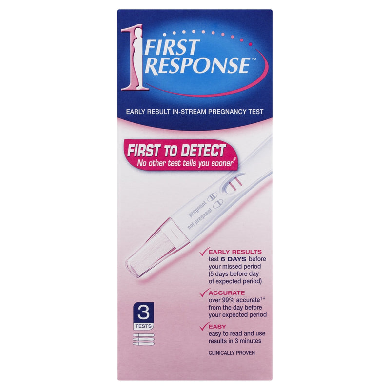First Response Instream Pregnancy Test 3 Pack - Vital Pharmacy Supplies