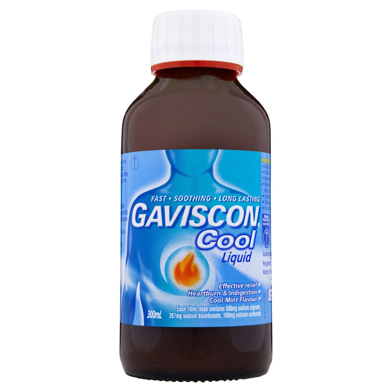 Gaviscon Cool Liquid Heartburn and Indigestion 300mL - Vital Pharmacy Supplies