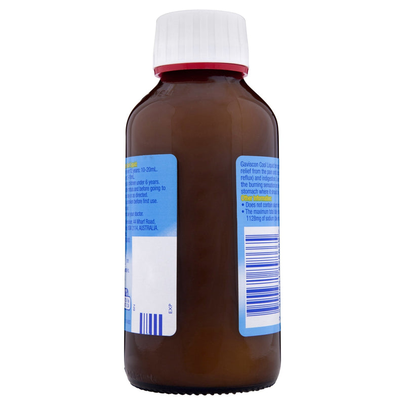 Gaviscon Cool Liquid Heartburn and Indigestion 300mL - Vital Pharmacy Supplies