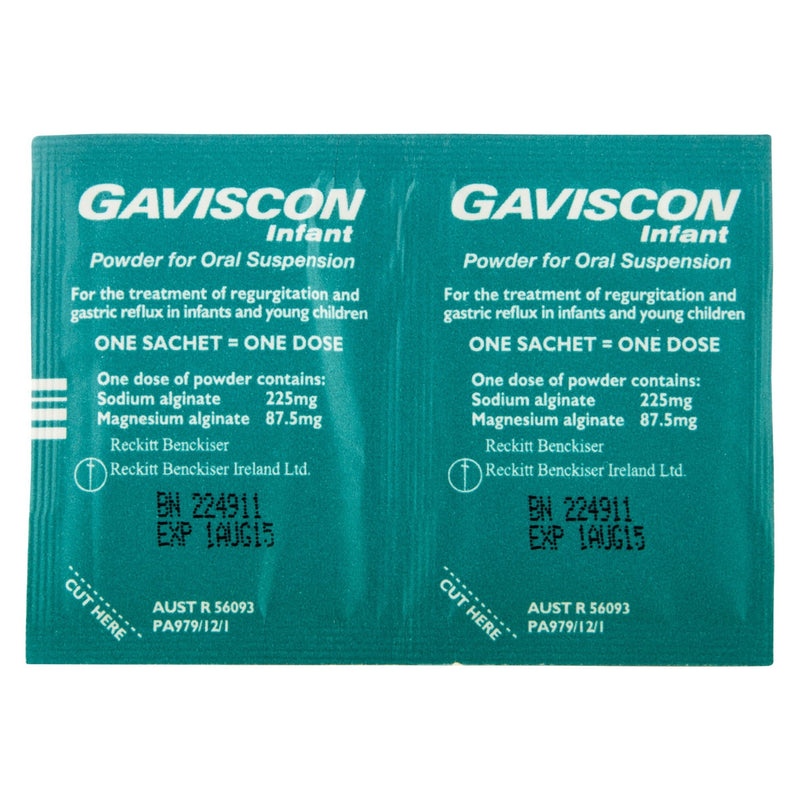 Gaviscon Infant Powder Sachets for Regurgitation and Gastic Reflux 30 Pack - Vital Pharmacy Supplies