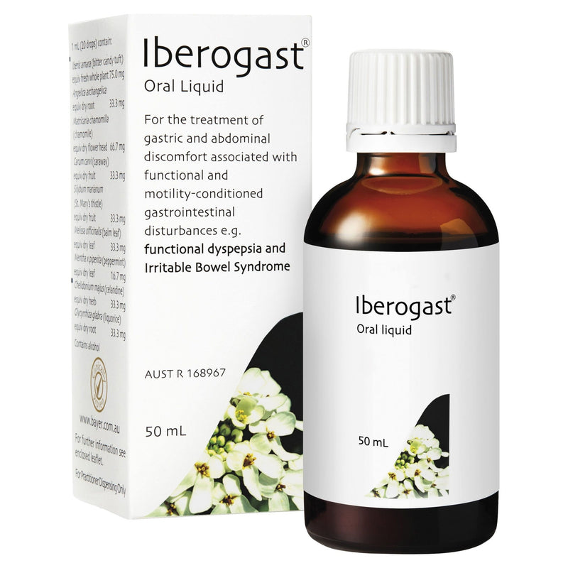 Iberogast Functional Digestive Symptom Relief Herbal Liquid 50mL - Vital Pharmacy Supplies