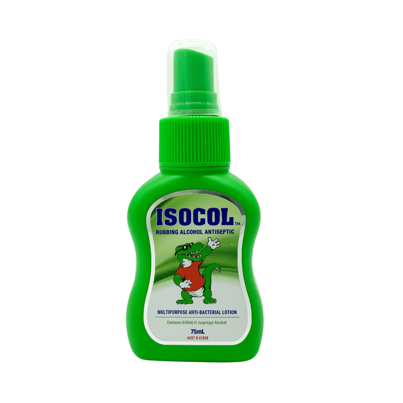 Isocol Rubbing Alcohol 75mL - Vital Pharmacy Supplies