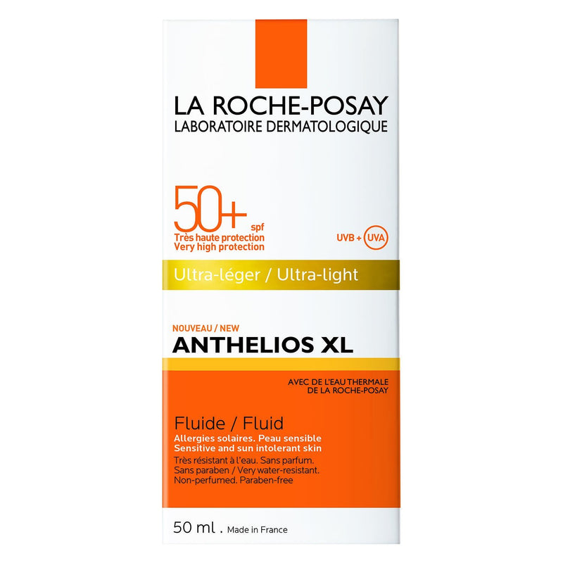 La Roche-Posay Anthelios XL Ultra-Light Fluid Facial Sunscreen SPF50+ 50mL - Vital Pharmacy Supplies