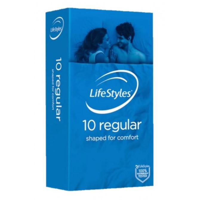LifeStyles Regular Condoms 10 Pack - Vital Pharmacy Supplies