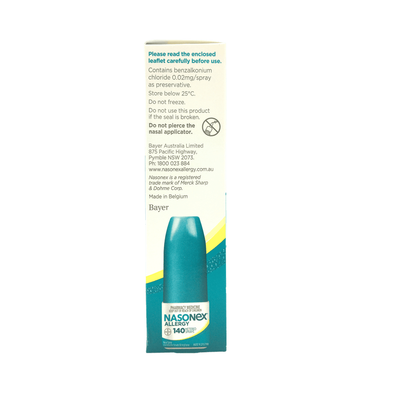 Nasonex Allergy Nasal Spray 140 Metered Spray - Vital Pharmacy Supplies
