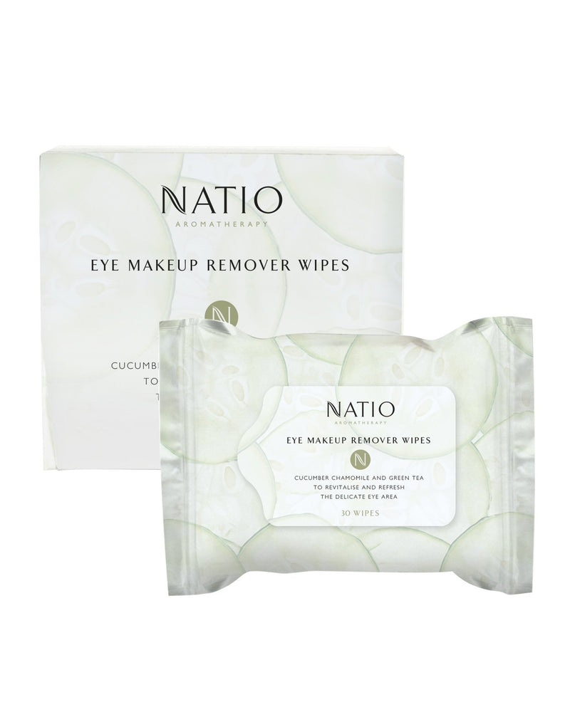 Natio Eye Makeup Remover Wipes - Vital Pharmacy Supplies