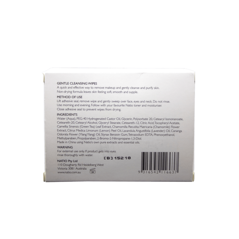 Natio Gentle Cleansing Wipes - Vital Pharmacy Supplies