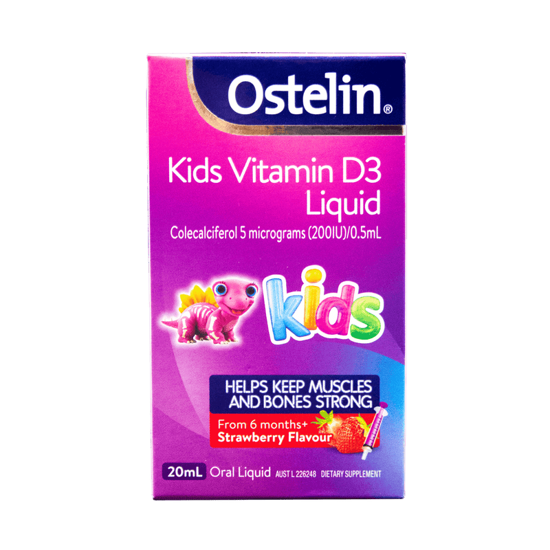Ostelin Kids Vitamin D3 Liquid 20mL - Vital Pharmacy Supplies