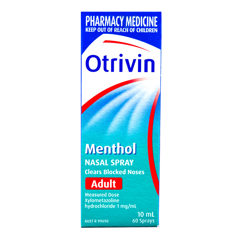 Otrivin Adult Menthol Nasal Spray 10mL - Vital Pharmacy Supplies