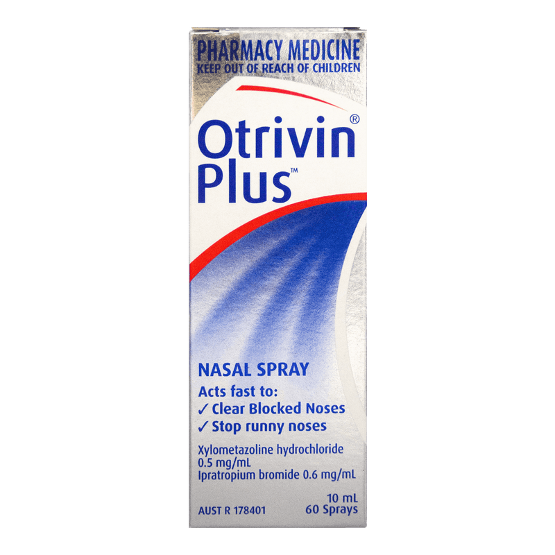 Otrivin Plus Nasal Spray 10mL - Vital Pharmacy Supplies