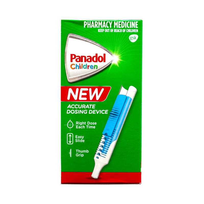 Panadol Children (5-12 years) Strawberry 100mL - Vital Pharmacy Supplies