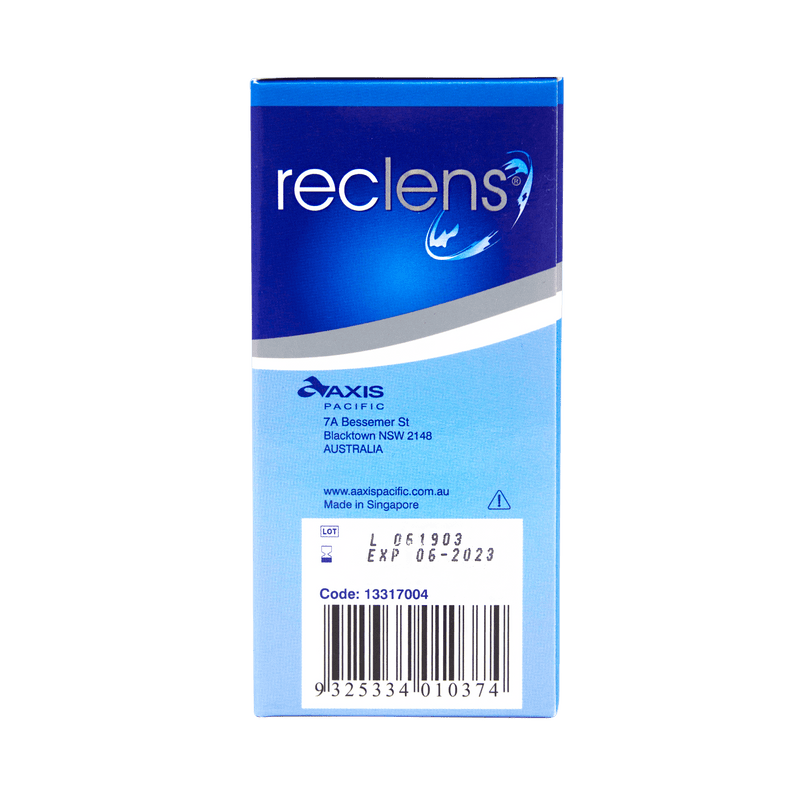 RECLENS Saline Solution (Preservative-free) 15mL 15 Pack - Vital Pharmacy Supplies