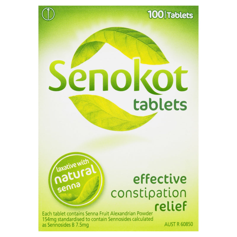 Senokot Tablets Constipation Relief 100 Pack - Vital Pharmacy Supplies