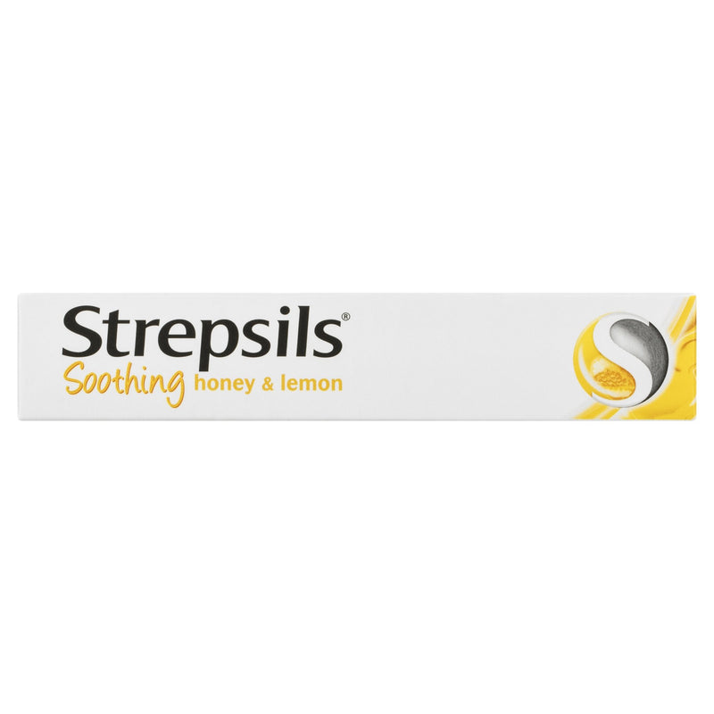 Strepsils Double Antibacterial Soothing Sore Throat Lozenges Honey and Lemon 16pk - Vital Pharmacy Supplies
