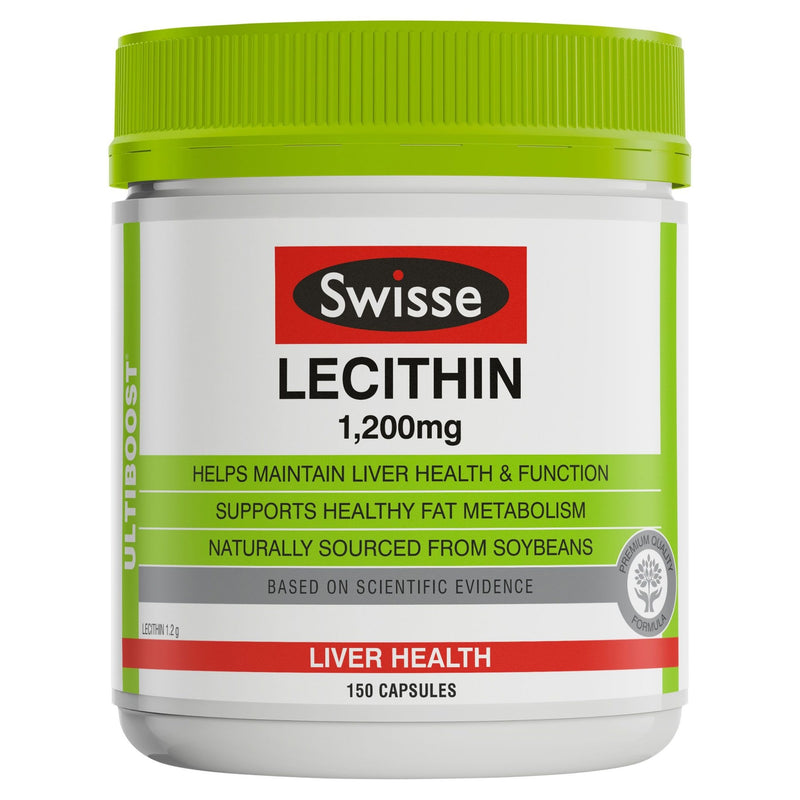 Swisse Ultiboost Lecithin 150 capsules - Vital Pharmacy Supplies