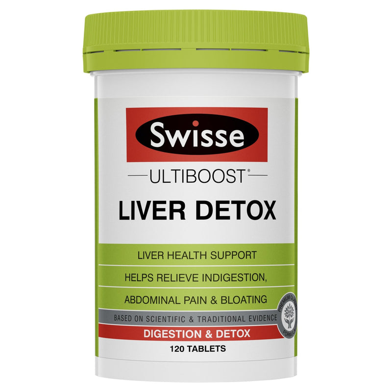 Swisse Ultiboost Liver Detox 120 Tablets - Vital Pharmacy Supplies