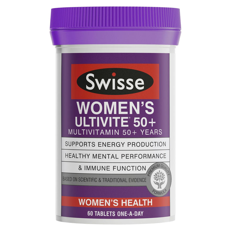 Swisse Women’s Ultivite 50+ multivitamin 60 tablets - Vital Pharmacy Supplies