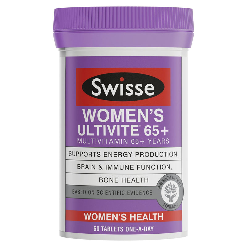 Swisse Women's Ultivite 65+ multivitamin 60 tablets - Vital Pharmacy Supplies