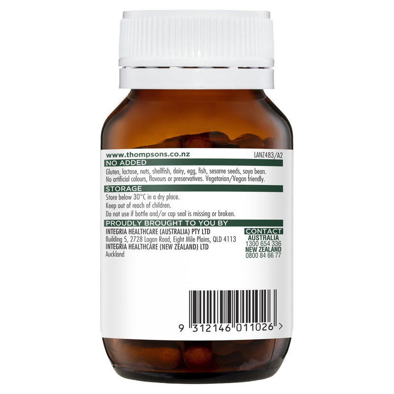 Thompson's One-A-Day Organic Olive Leaf 5000 Capsules 60 Capsules - Vital Pharmacy Supplies