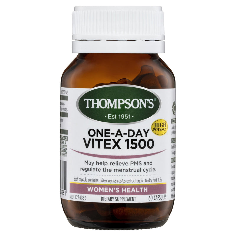 Thompson's One-A-Day Vitex 1500MG 60Capsules - Vital Pharmacy Supplies