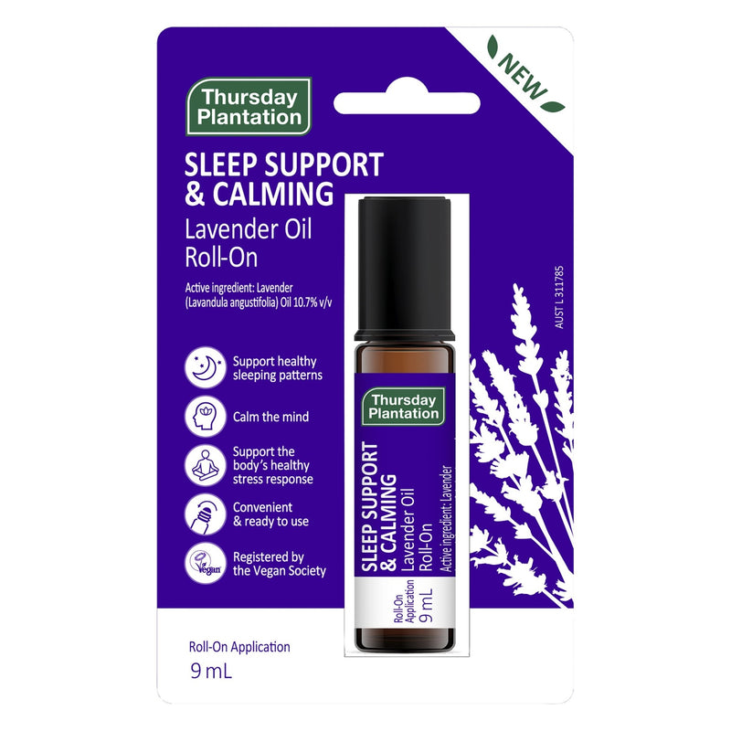 Thursday Plantation Sleep Support & Calming Lavender Roll On 9mL - Vital Pharmacy Supplies