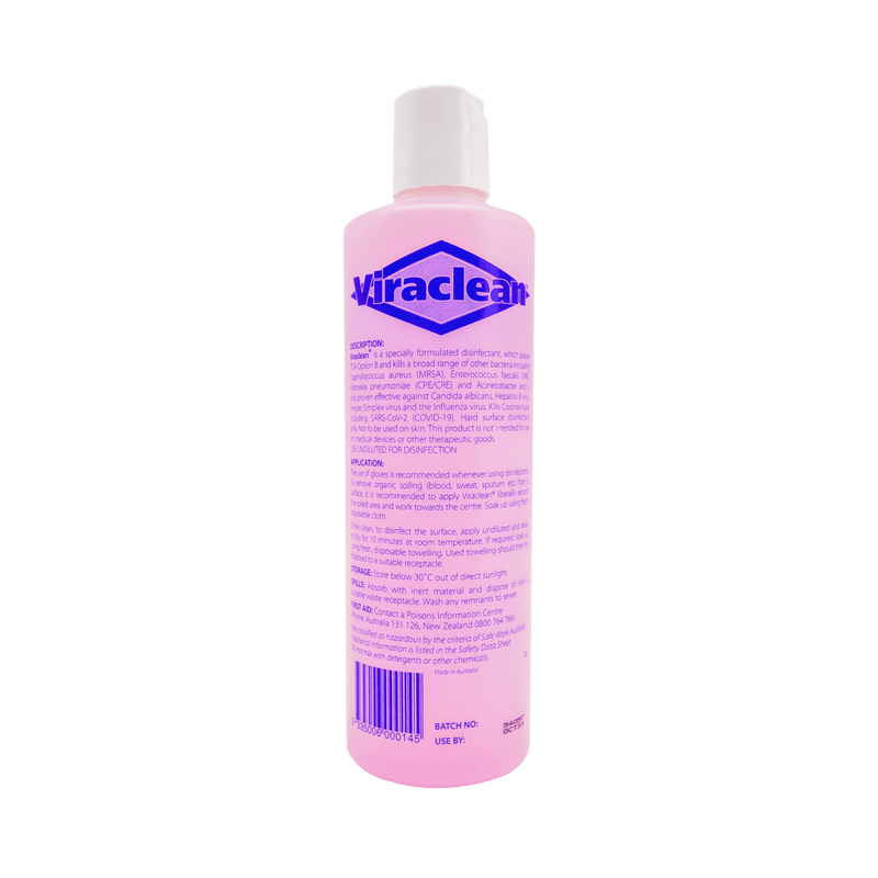 Viraclean Hospital Grade Disinfectant Squeeze Bottle 500mL - Vital Pharmacy Supplies